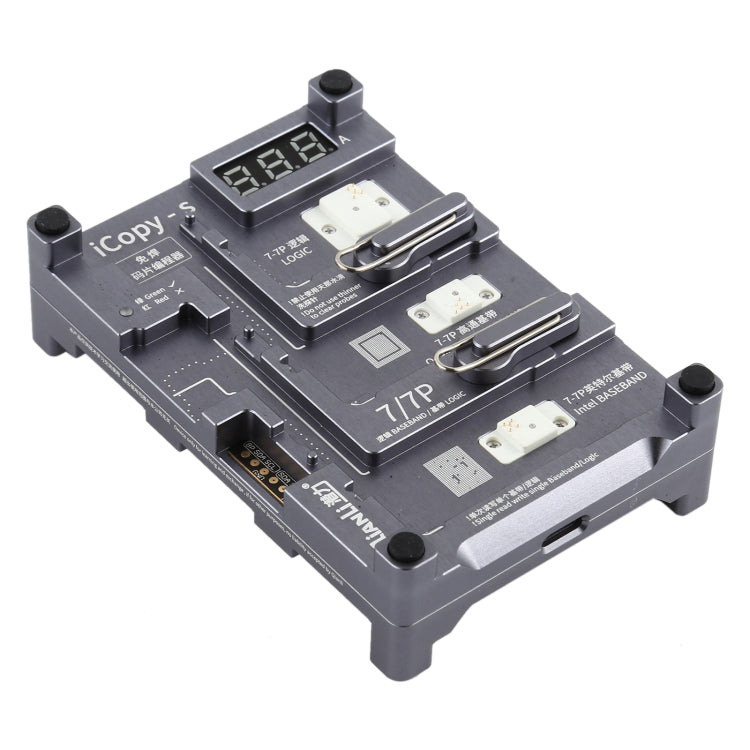 Qianli iCopy-S Banco di prova per chip a doppia faccia Chip EEPROM in banda base logica 4 in1 Non rimovibile per iPhone 7/7 Plus / 8/8 Plus, For iPhone 7 / 7 Plus / 8 / 8 Plus Qianli iCopy-S Banco di prova per chip a doppia faccia Chip EEPROM in banda base logica 4 in1 Non rimovibile per iPhone 7/7 Plus / 8/8 Plus, For iPhone 7 / 7 Plus / 8 / 8 Plus